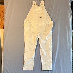 Portwest Men's White Overalls with Painters bib and Knee pad pockets Sz 4X